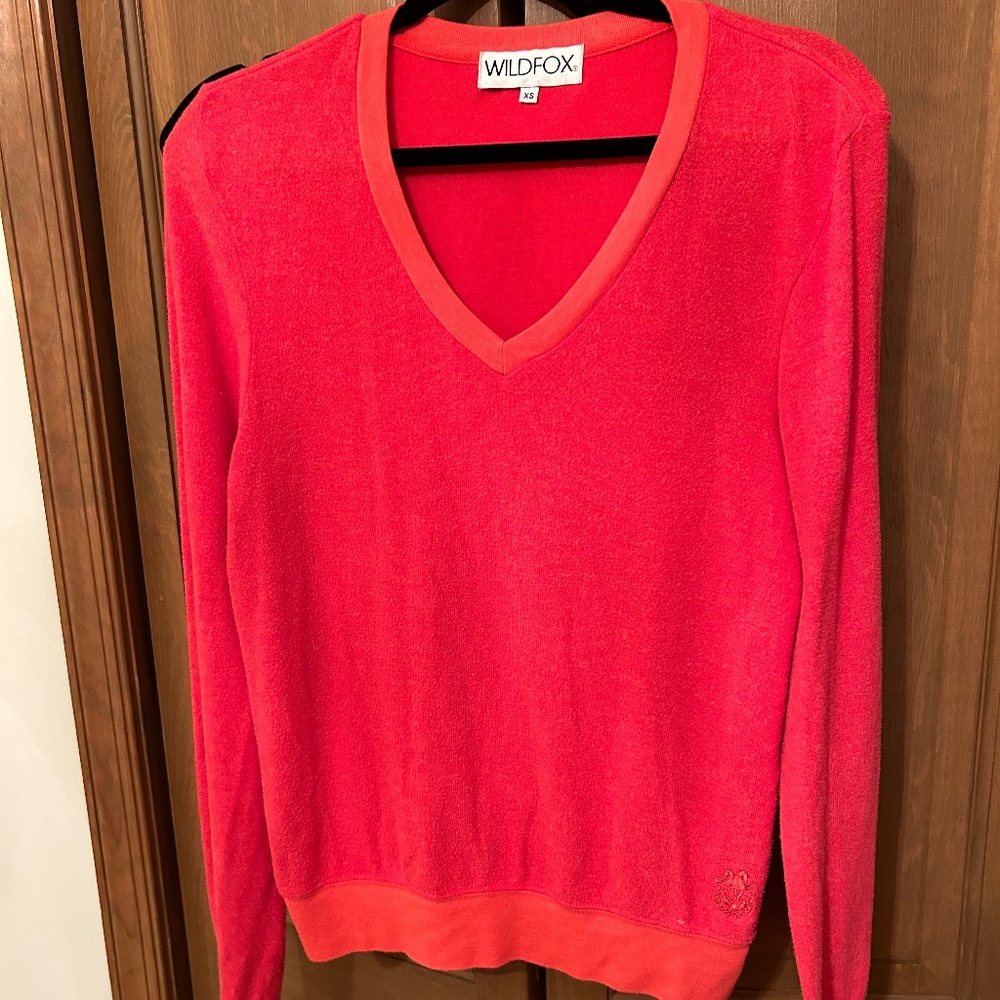WILDFOX v-neck sweater